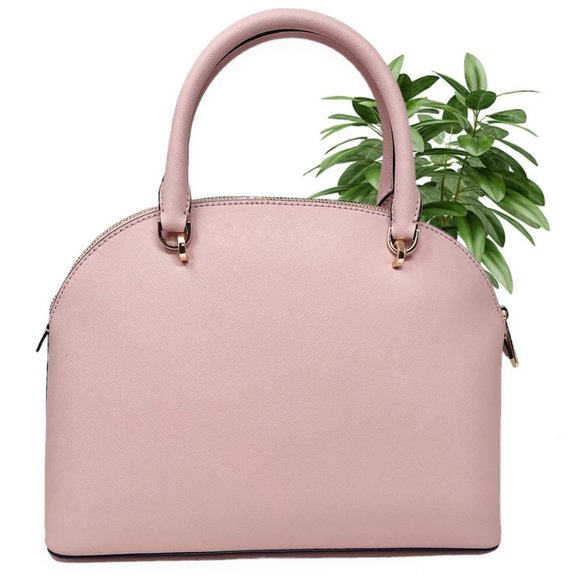 NWT MICHAEL KORS Emmy Large Dome Satchel in Blossom Pink display picture 1